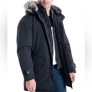 Tower by London Fog faux fur hooded jacket